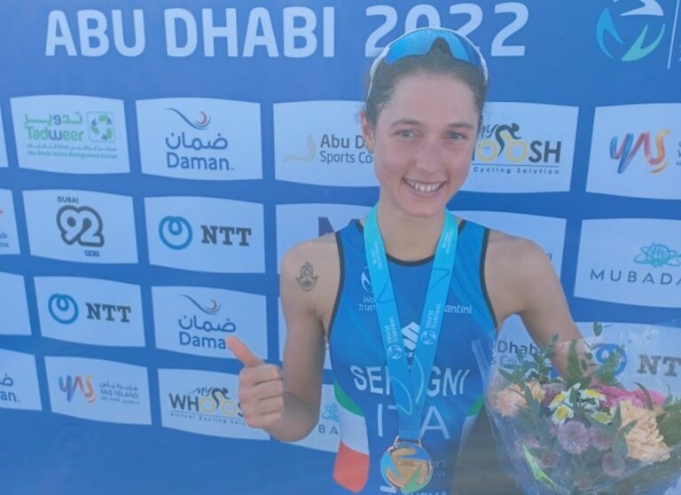 Seregni è di bronzo ai Mondiali Under 23 di triathlon