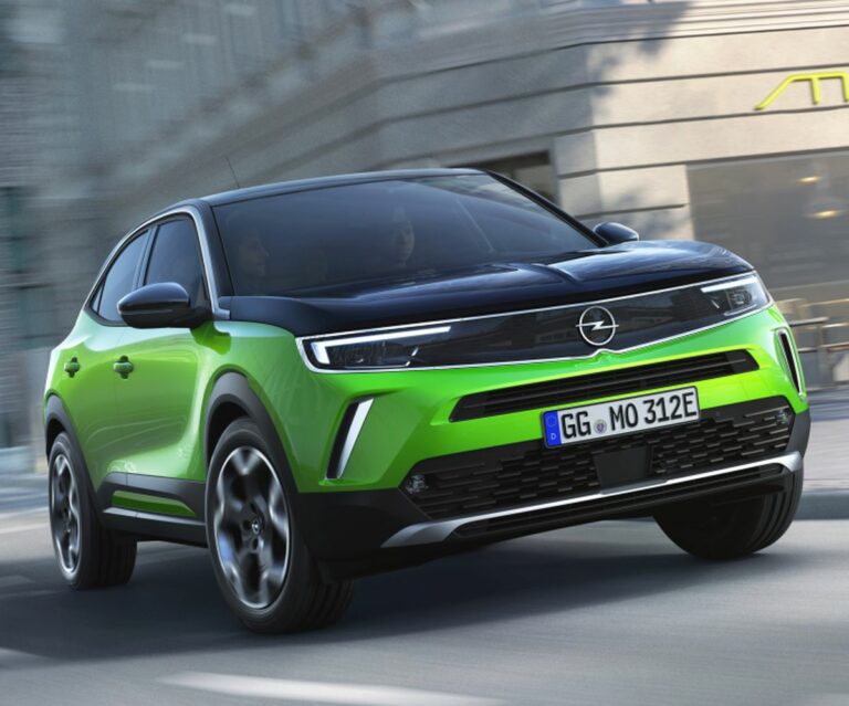 Ricarica rapida a 100kw per Opel Mokka-e