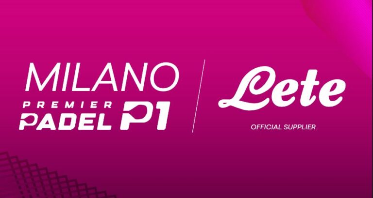 Acqua Lete official supplier del Milano Premier Padel P1 2022