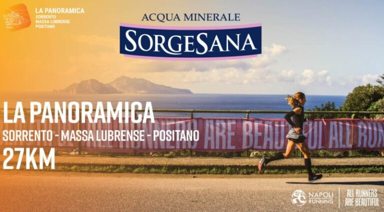Acqua Sorgesana corre per il secondo anno consecutivo la Maratona Sorrento Positano