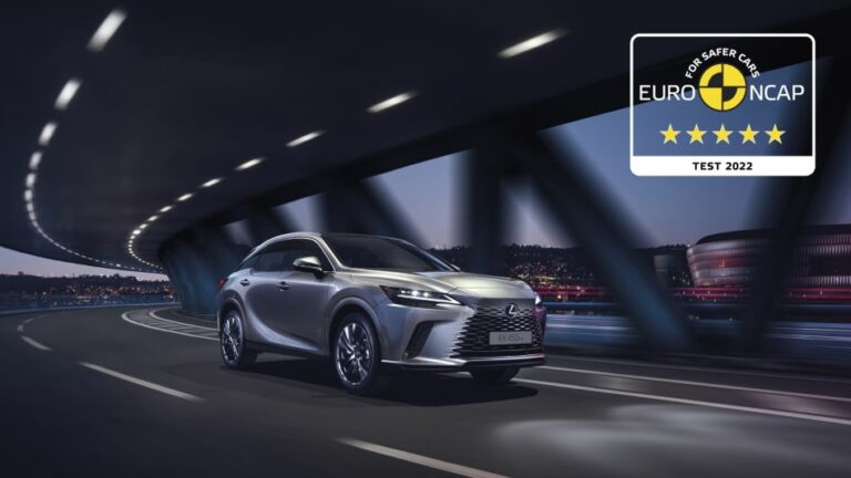 Per Lexus RX sicurezza a cinque stelle