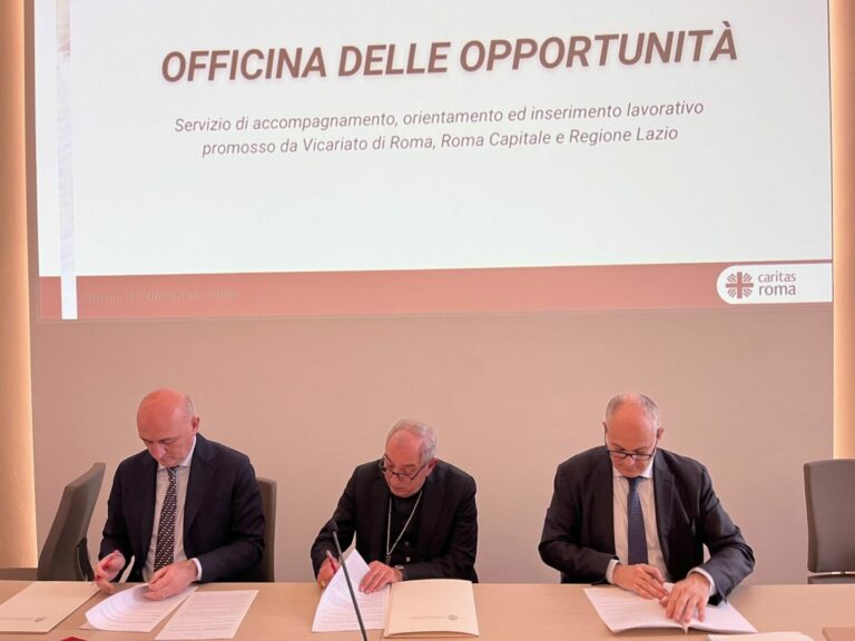 Officina delle opportunità, Caritas insieme a Regione Lazio e Roma Capitale