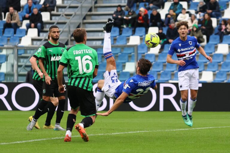 La Samp inizia il 2023 con una vittoria, 2-1 al Sassuolo