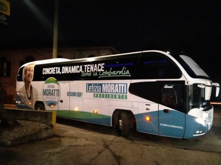 Regionali, al via tour elettorale in bus di Letizia Moratti