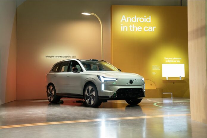 Volvo EX90 at CES