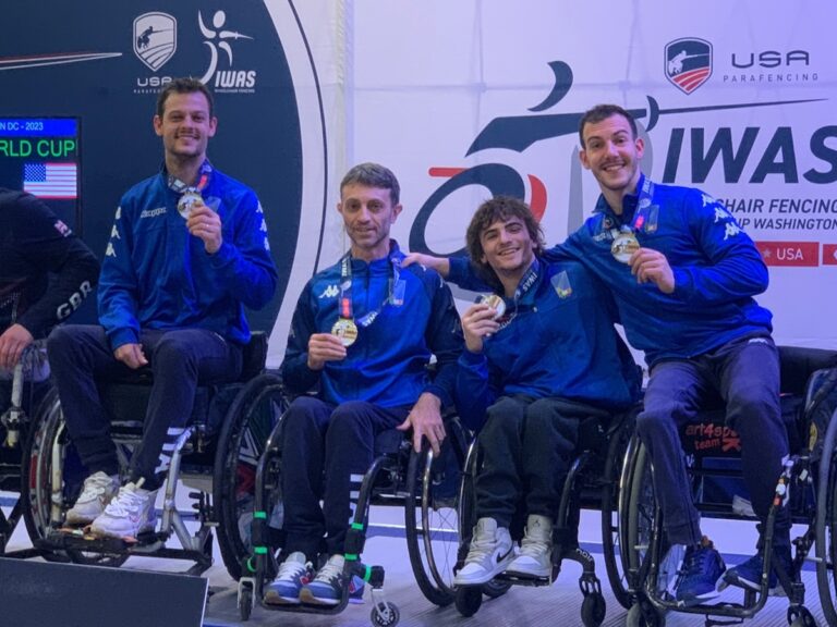 Azzurri del Fioretto d’oro, 11^ medaglia nella Cdm Paralimpica
