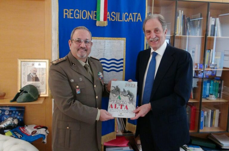 Bardi incontra il Comandante Militare Esercito “Basilicata”