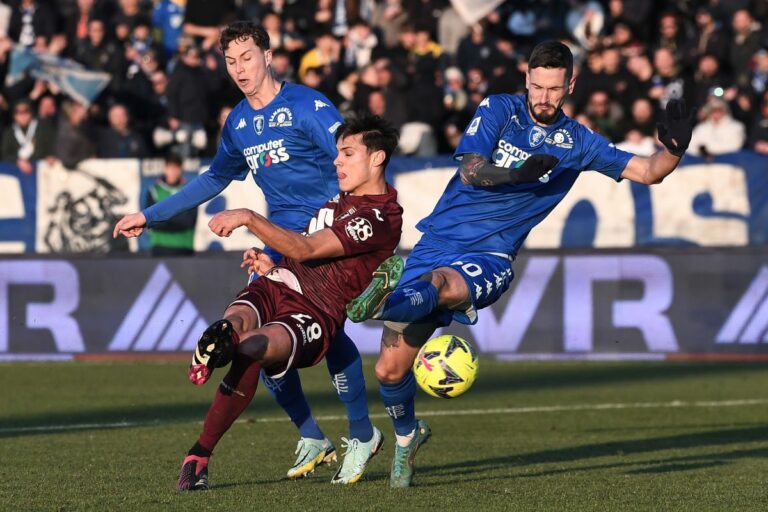 L’Empoli spreca, il Torino rimonta: 2-2 al “Castellani”