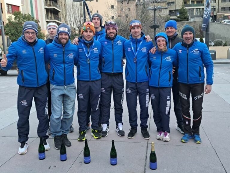 Otto medaglie per l’Italia agli Europei di winter triathlon