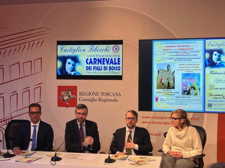 Toscana, presentato il Carnevale di Castiglion Fibocchi