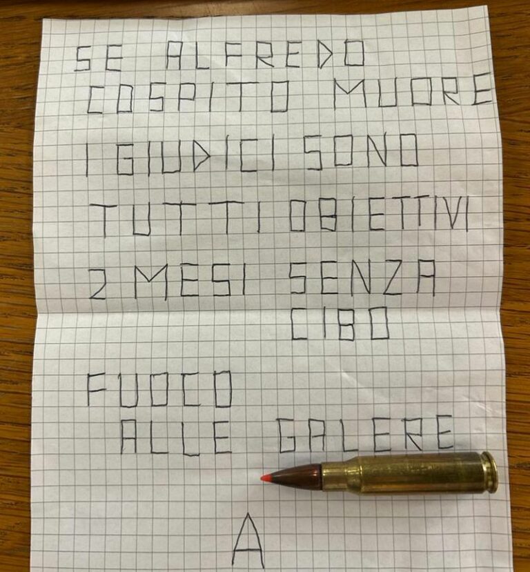 Busta con un proiettile inviata al direttore del “Tirreno”