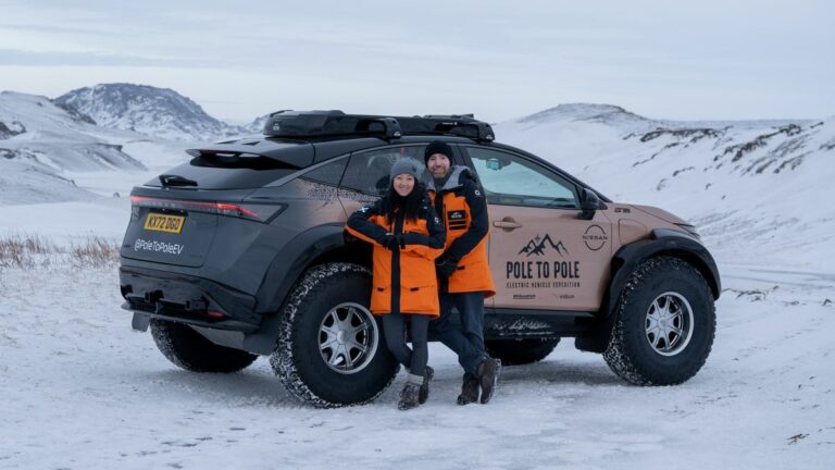 Da un polo all’altro con la Nissan Ariya e-4orce “Pole to Pole”