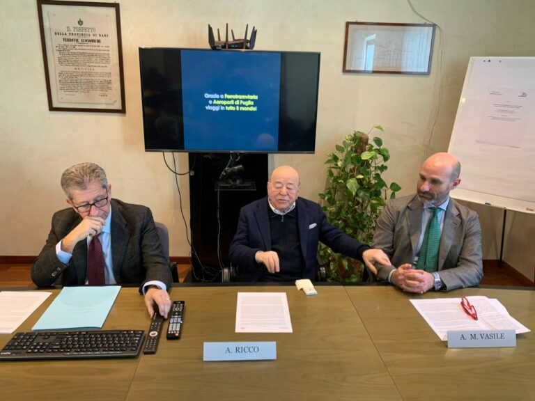 Intesa per favorire il collegamento ferroviario tra Bari e l’Aeroporto