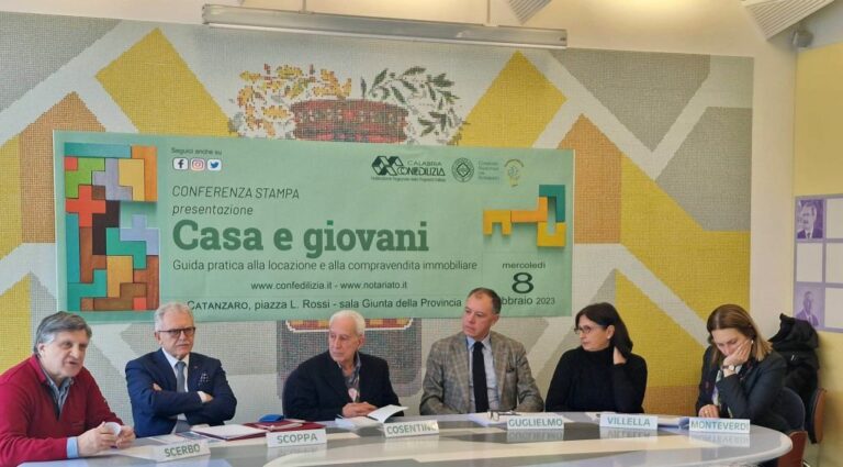 Presentata a Catanzaro la guida di Confedilizia e Notariato “Casa e Giovani”