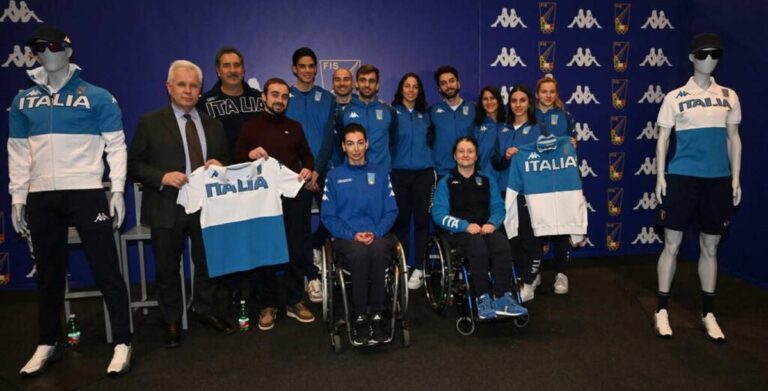Nuova maglia azzurra presentata da Kappa e Federscherma