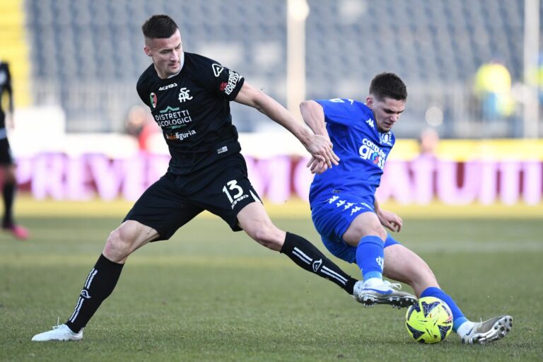 Verde non basta allo Spezia, l’Empoli rimonta e fa 2-2