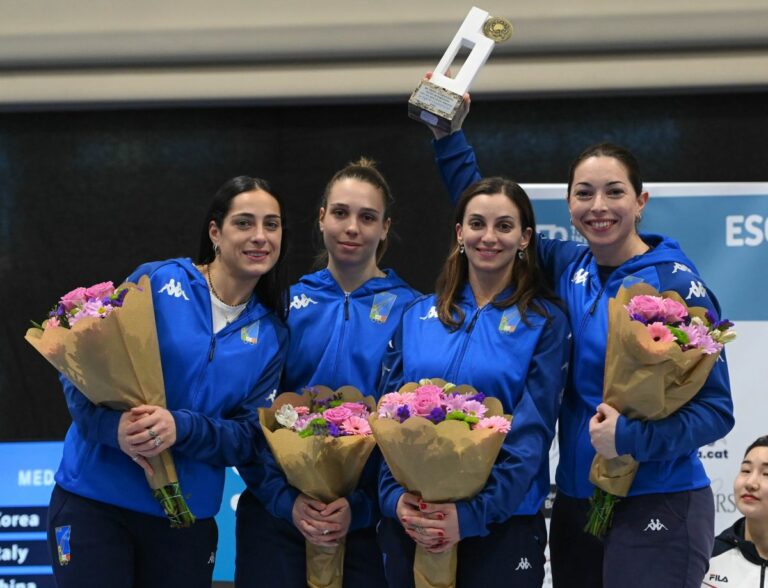 Spadiste azzurre d’argento a Barcellona