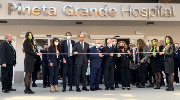 Campania, inaugurato il primo ampliamento del Pineta Grande Hospital