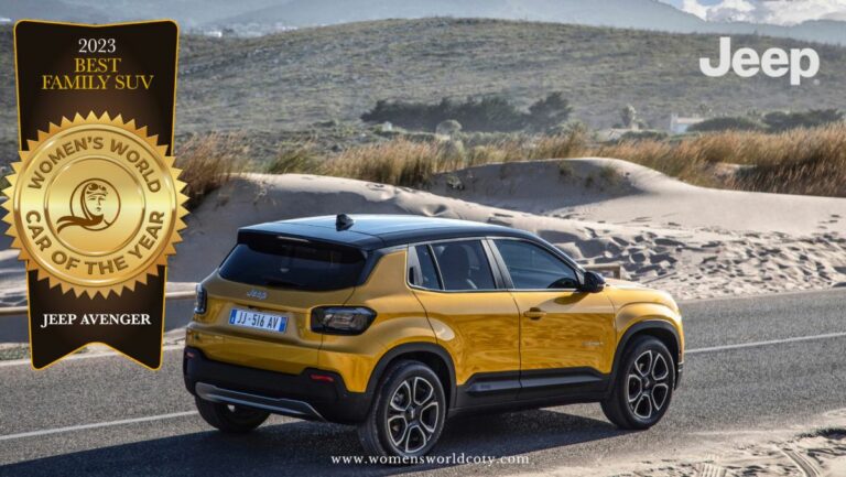 Jeep Avenger si aggiudica il “Women’s world Car of the Year”