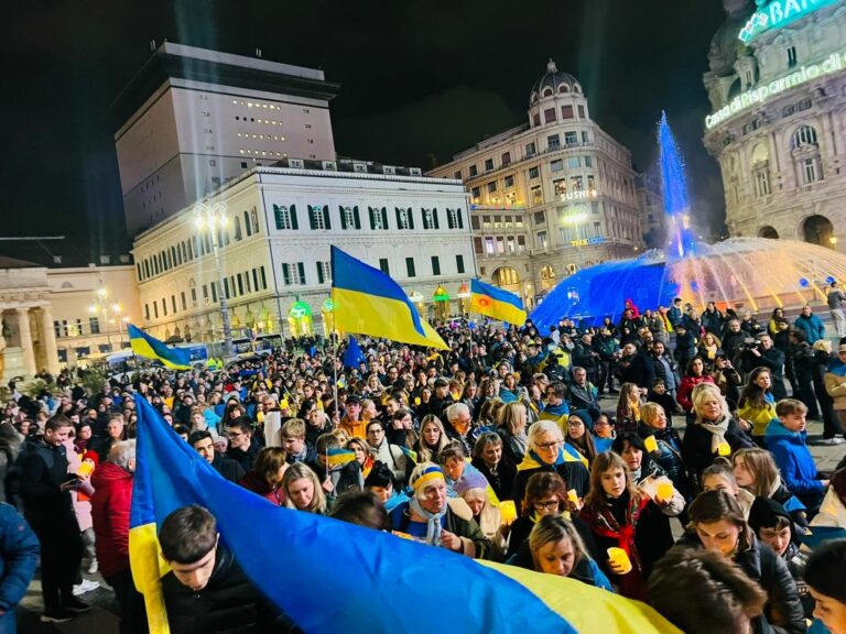 Ucraina, la solidarietà della Liguria a un anno da scoppio guerra