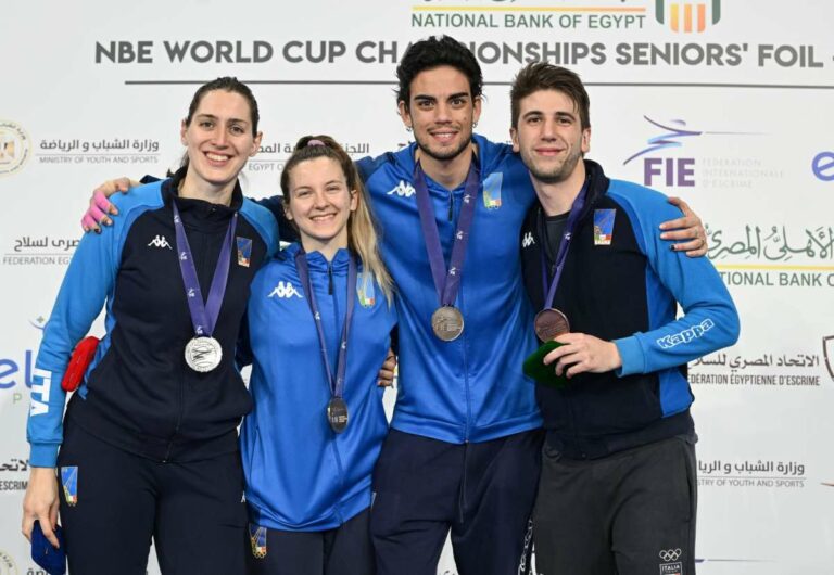 Sabato trionfale per gli azzurri del fioretto al Cairo