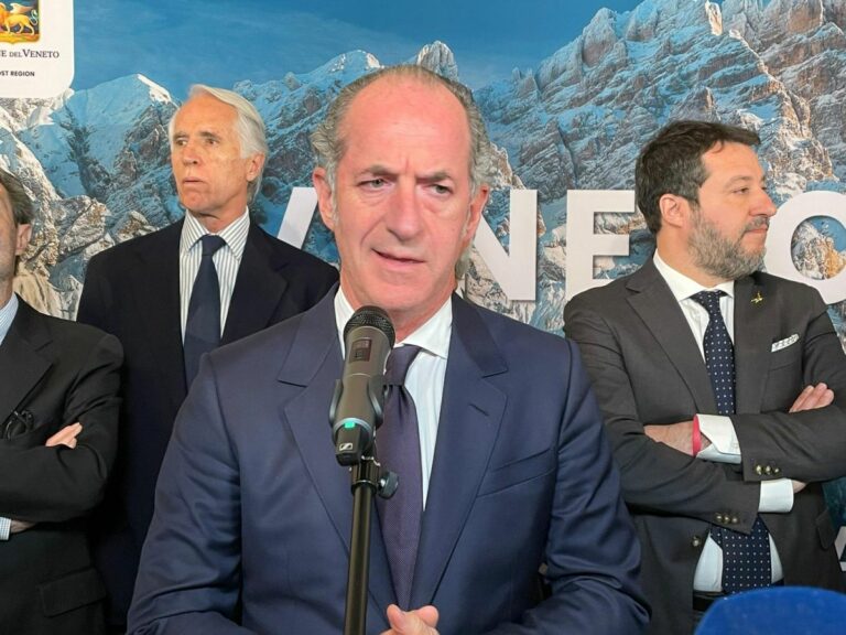 Milano-Cortina, Zaia “Per opere siamo sul pezzo e sui termini previsti”