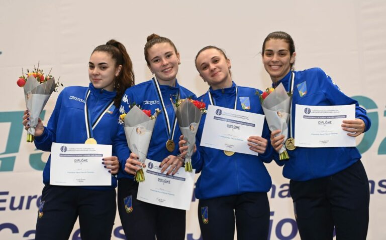 Europei giovani, tris di medaglie azzurrine a squadre