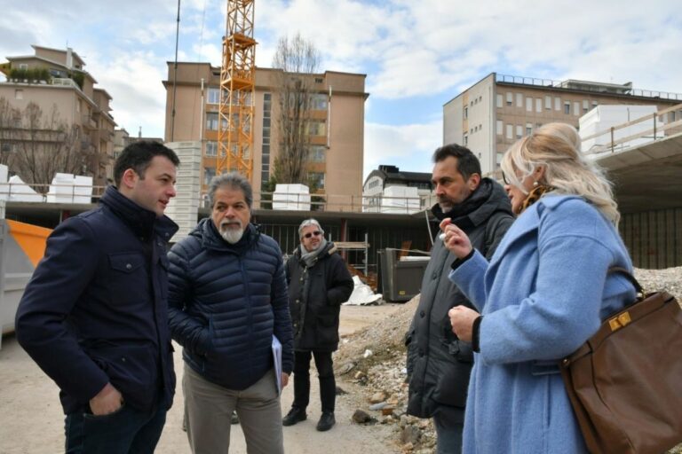 Soprallugo assessori Zaccariotto e Venturini al cantiere di Villa Erizzo