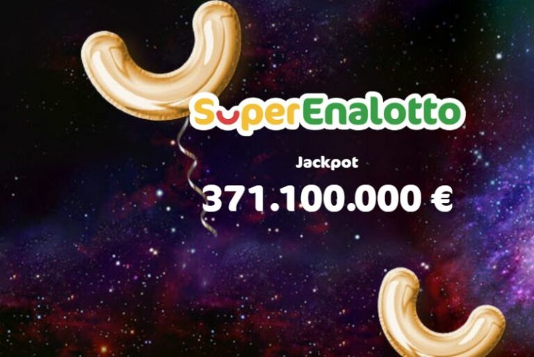Nuovo record per il Superenalotto, jackpot vale 371,1 milioni