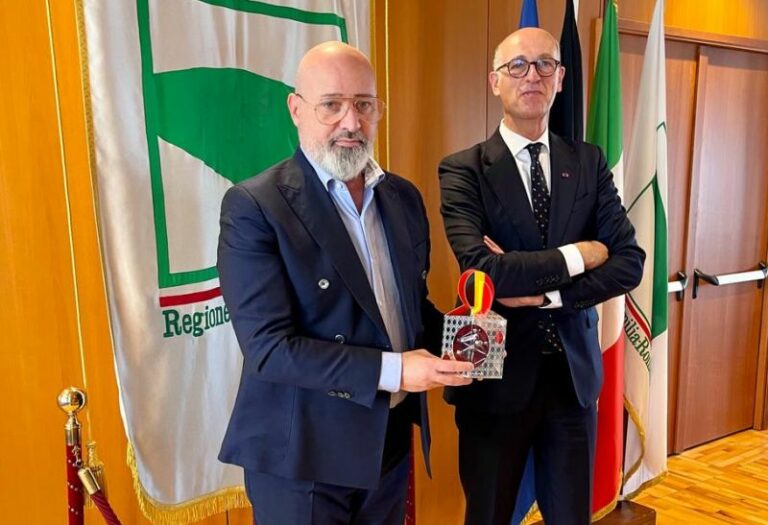 Bonaccini incontra l’ambasciatore del Belgio in Italia