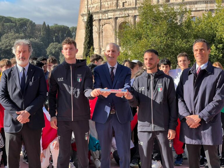 A Roma staffetta virtuale a 500 giorni da Parigi2024