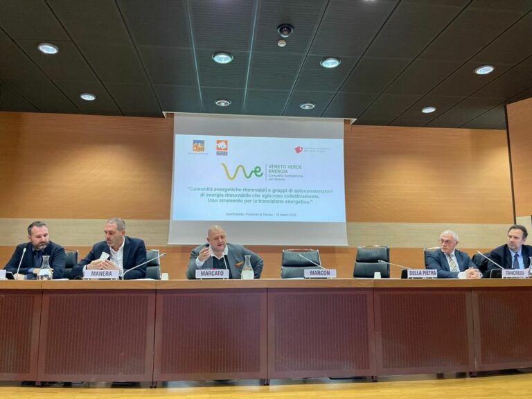 Assessore Marcato presenta a Treviso le comunità energetiche rinnovabili