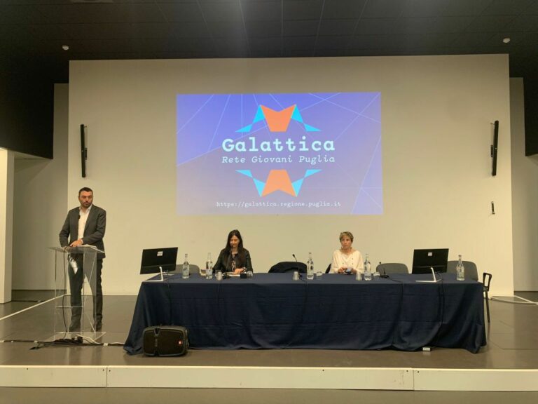 Rete Galattica, Delli Noci “Rendiamo giovani pugliesi protagonisti”