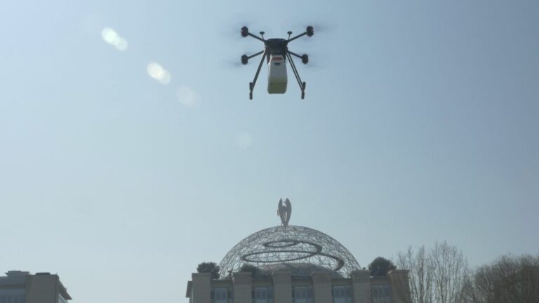 Al San Raffaele testati droni per trasporto di materiale biomedicale