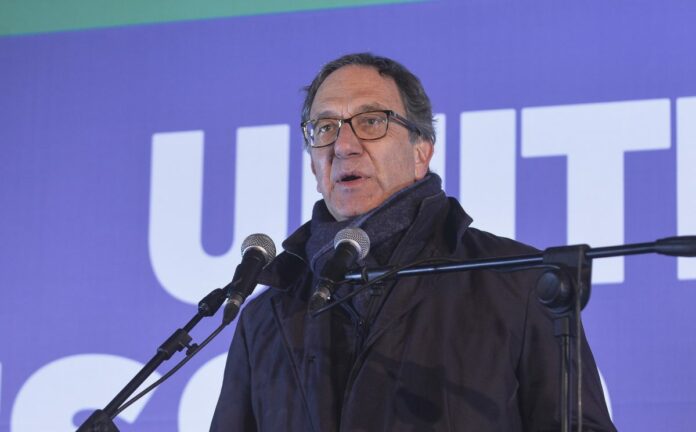 Chiusura della campagna elettorale del centro sinistra per la presidenza della Regione Lazio