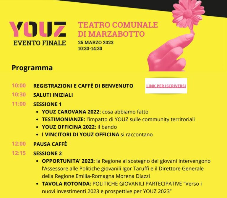 Si conclude al teatro comunale di Marzabotto il percorso di Youz