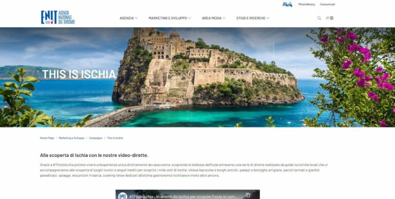 Parte una rete di guide e viaggi digitali per scoprire Ischia