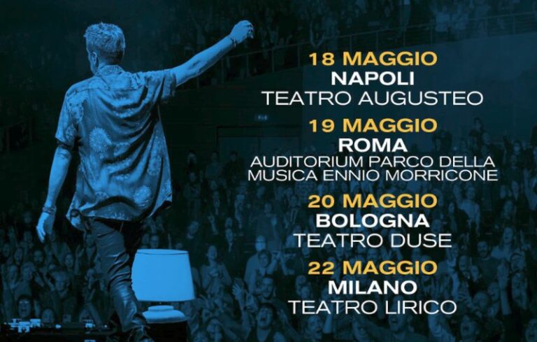 Daniele Silvestri a maggio torna in tour nei teatri