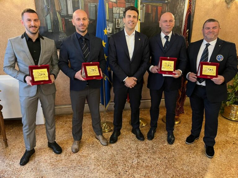 A Palazzo Balbi i campioni polesani ricevuti dall’Assessore allo Sport