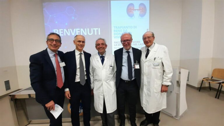 Trapianti di rene da vivente, il Gemelli 1^ centro nel Lazio e Centro-Sud