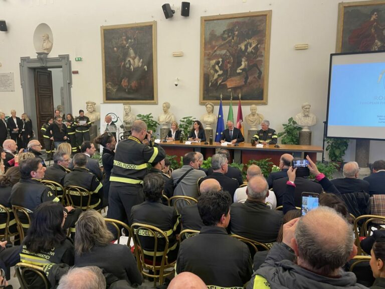 Gualtieri apre settimana europea dei Vigili del Fuoco