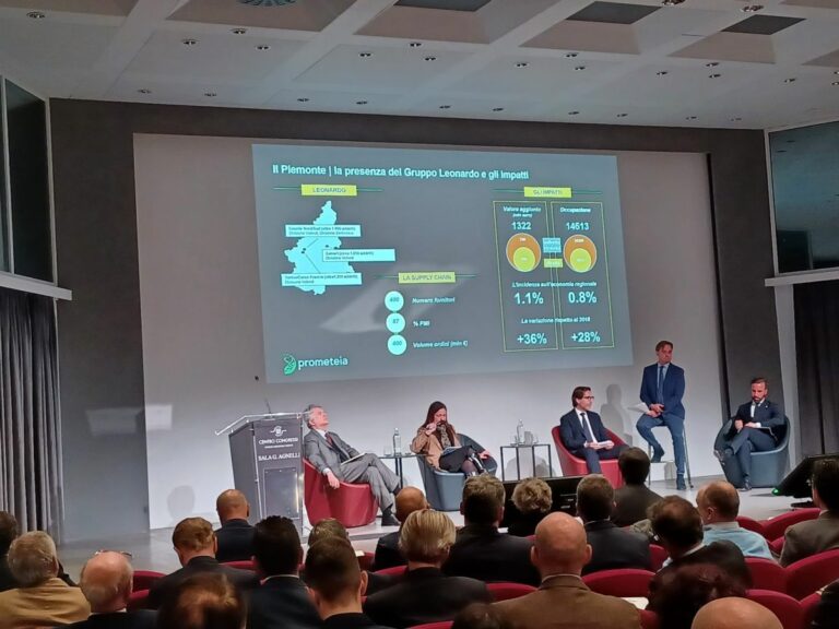 Leonardo, in Piemonte generato valore per 1,3 miliardi di euro