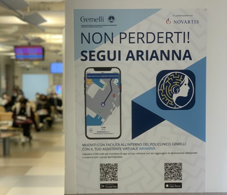 Una app innovativa guida i pazienti all’interno del Policlinico Gemelli