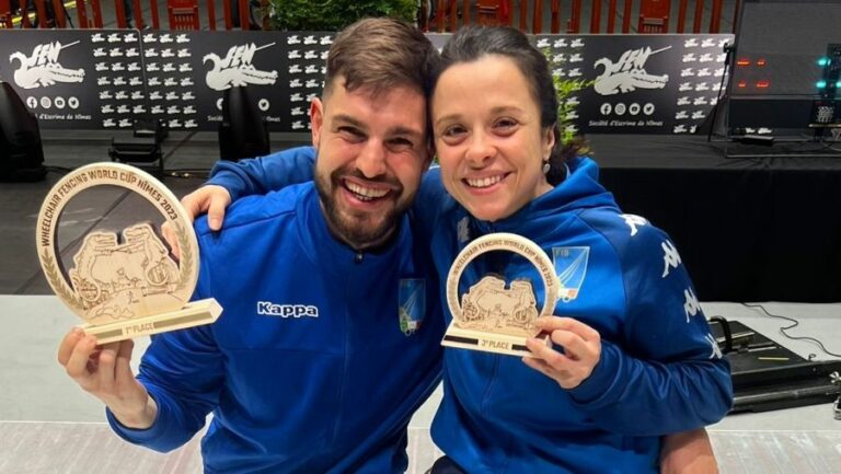Cdm paralimpica, a Nimes oro Giordan, bronzo Pasquino