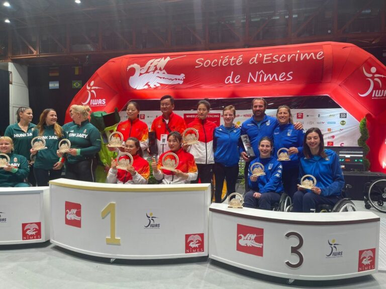 Cdm Paralimpica, chiusura con il bronzo delle fiorettiste azzurre