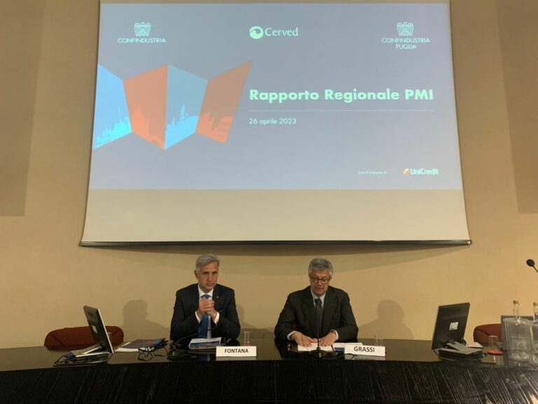 “Mezzogiorno a luci e ombre”, nel 2022 in Puglia -13,7% aziende