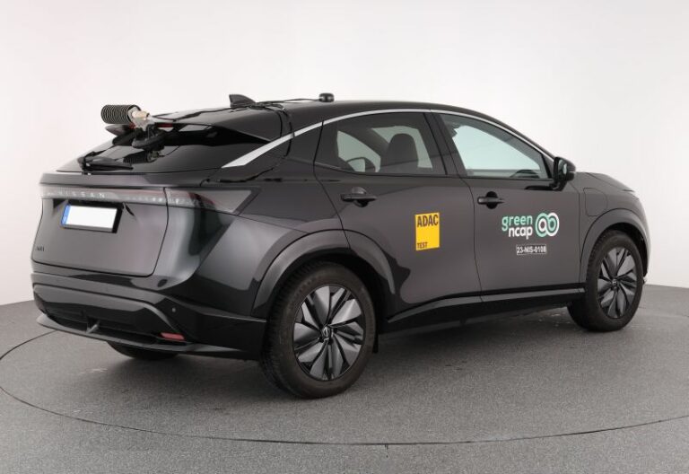 Test Green Ncap, punteggio massimo per Nissan Ariya elettrica