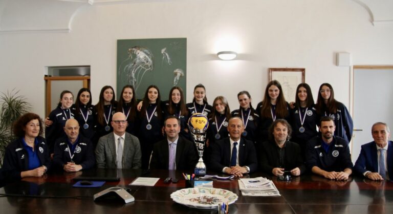 Nazionale U.18 Volley San Marino ricevuta da Lonfernini
