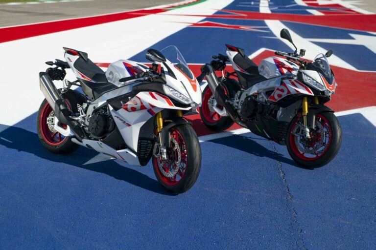 Aprilia RSV4 Factory e Tuono V4 Factory Speed White