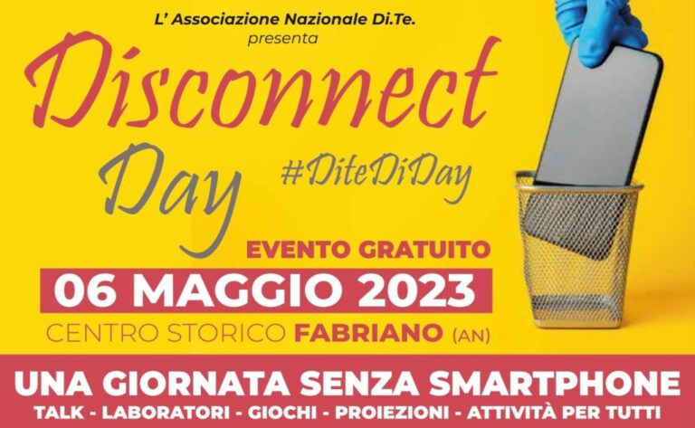 Marche, Un giorno senza smartphone. A Fabriano il Disconnect Day
